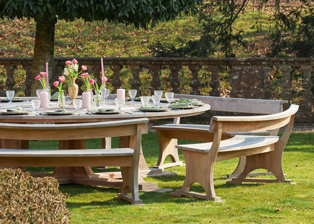 The Crichel Garden Table and matching benches