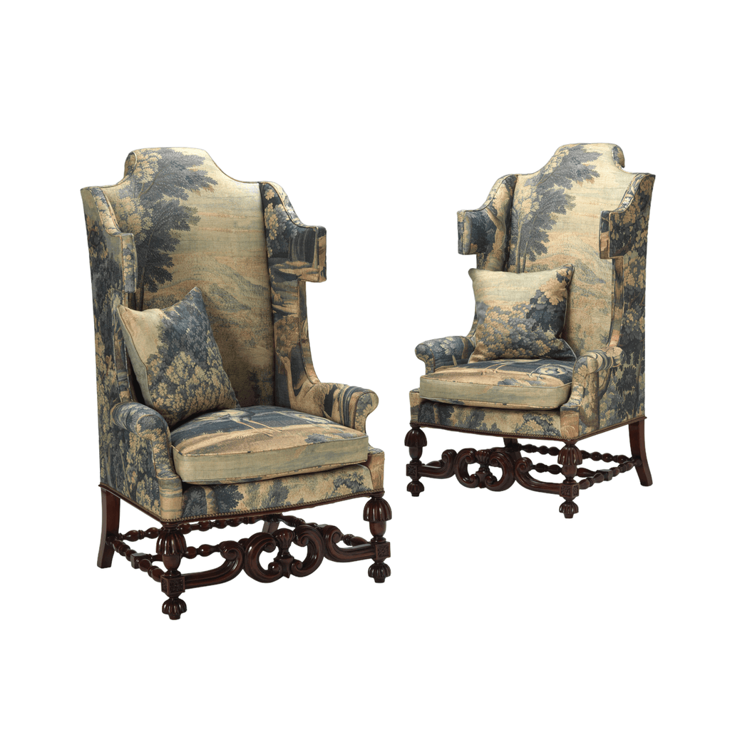 The Jacobean Wing Armchairs