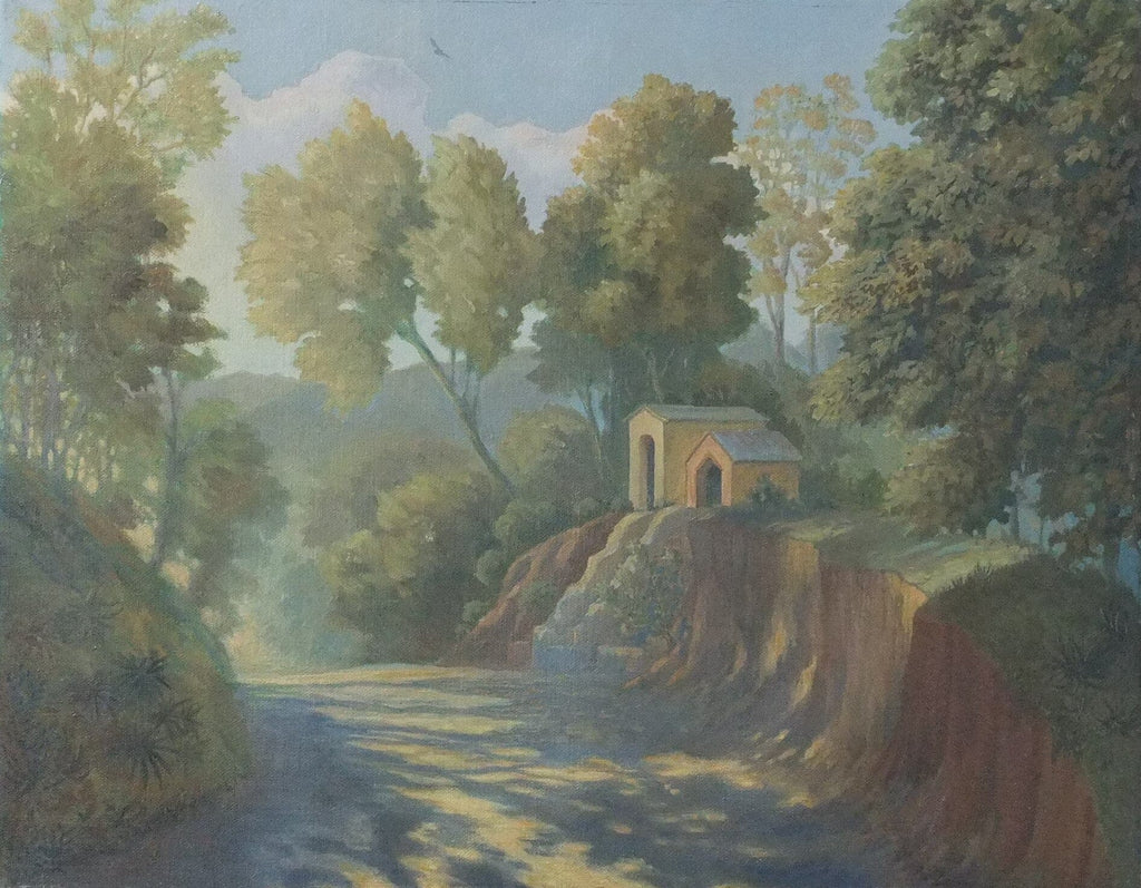 Landscape with Buildings by road