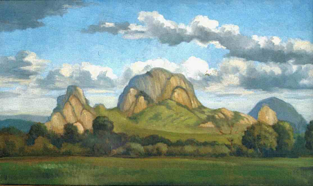 Landscape with Rocky hills