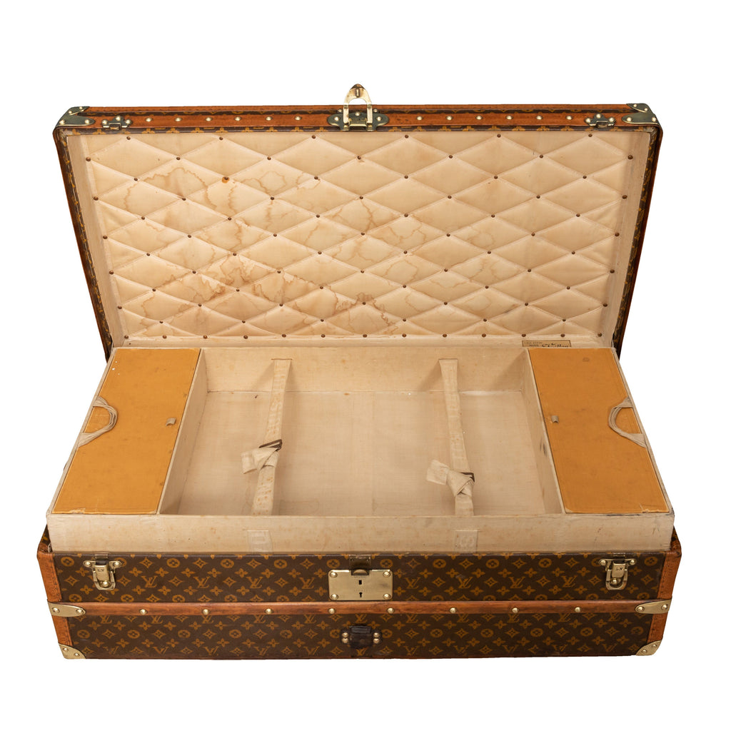 A Louis Vuitton cabin trunk