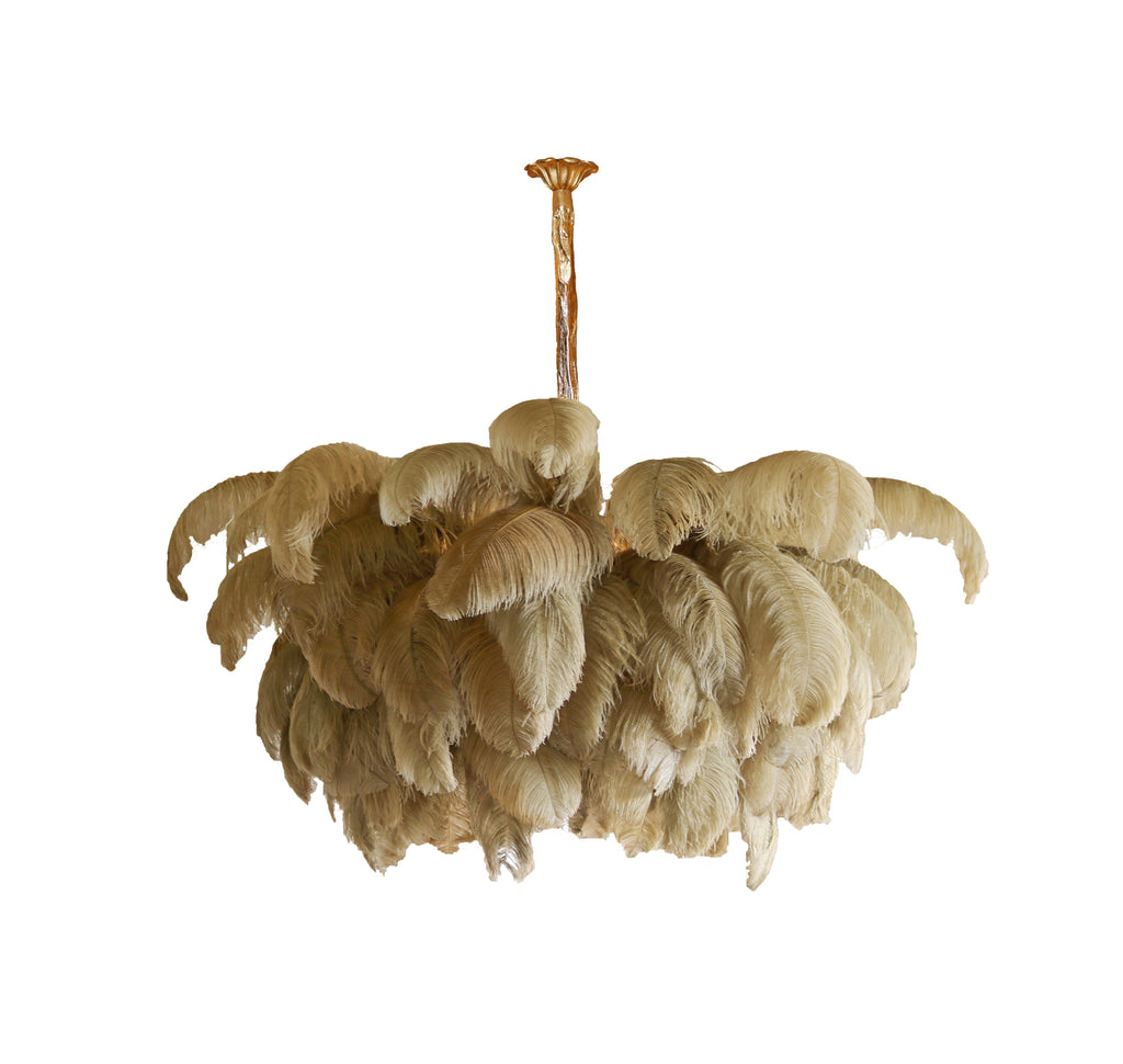 Extra Large Feather Chandelier - A Modern Grand Tour