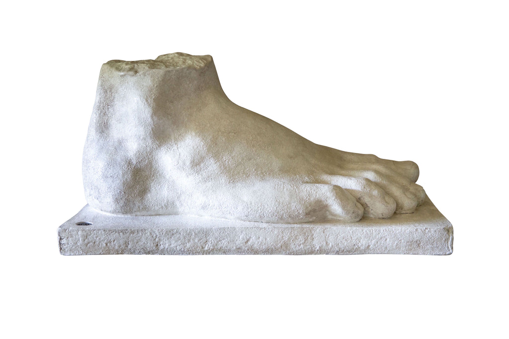 A Large Plaster Foot