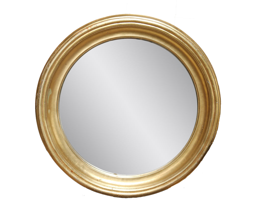 Circular Giltwood Mirror