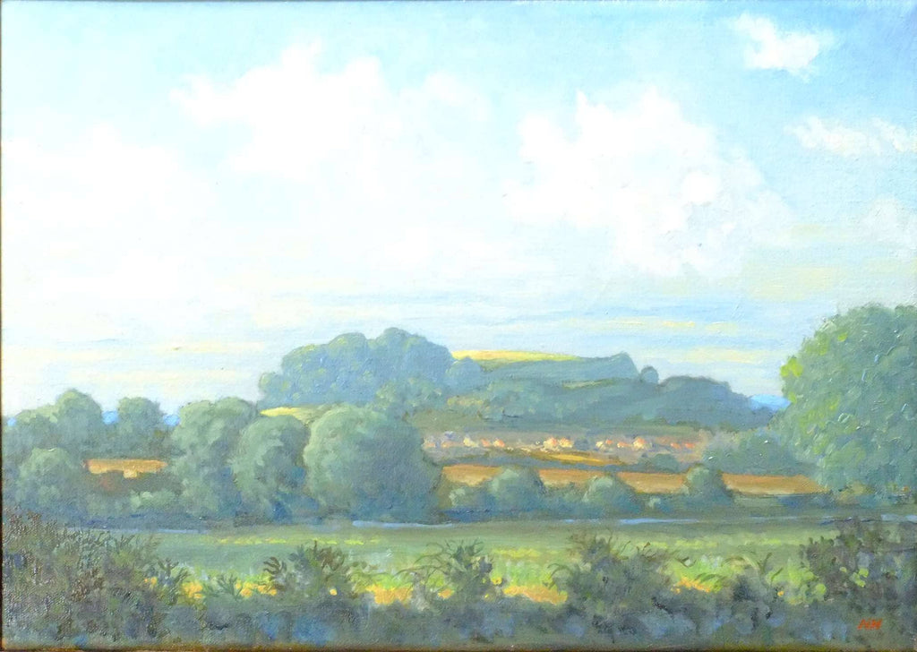 Landscape with hill