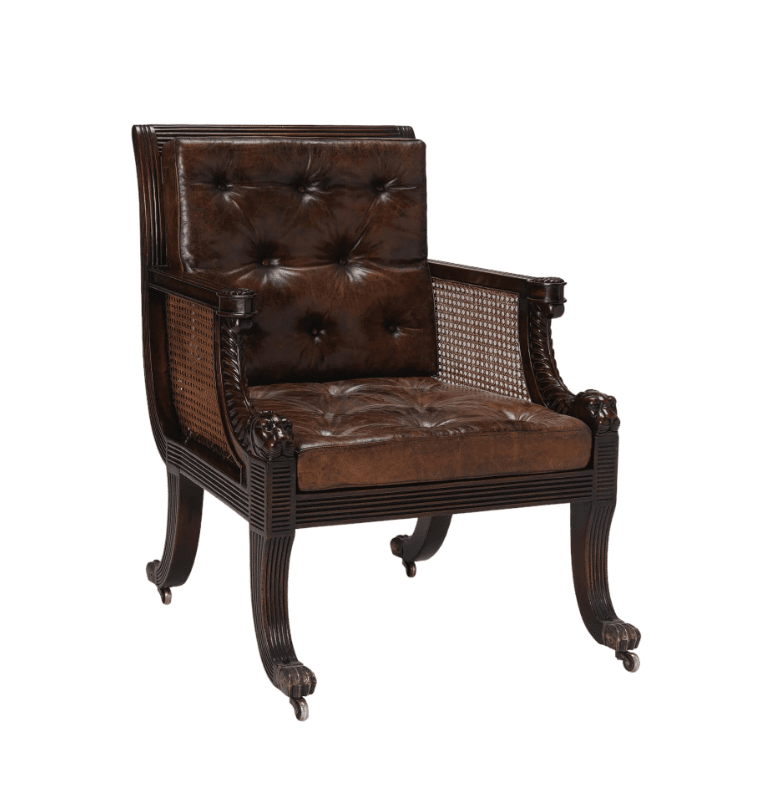 Klismos Bow Back Library or Desk Chair
