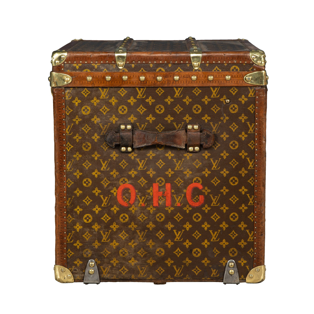 This Louis Vuitton cabin trunk with stenciled monogrammed canvas