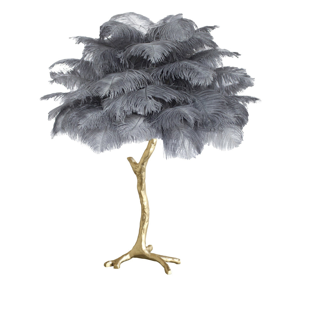 The Feather Metal Table Lamp - A Modern Grand Tour