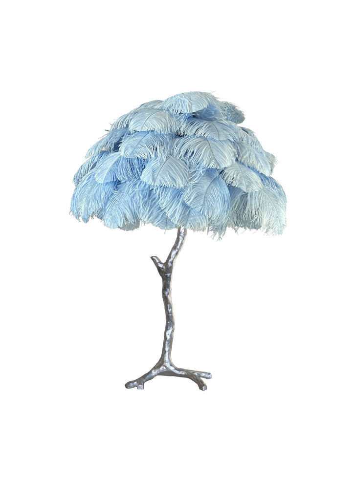 The Feather Metal Table Lamp
