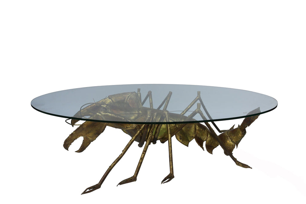 Brass Lobster Coffee Table