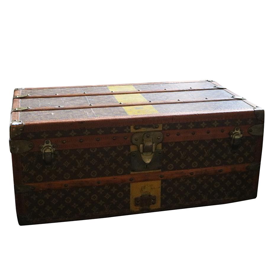 1900s Louis Vuitton Wooden Tool Box Trunk, 1 of the 100 Legendary Trunks  For Sale at 1stDibs