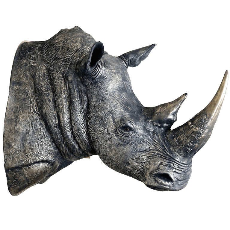 The Golden Rhino' | Rhino Head | A Modern Grand Tour The Golden Rhino' | Rhino Head | A Modern Grand Tour