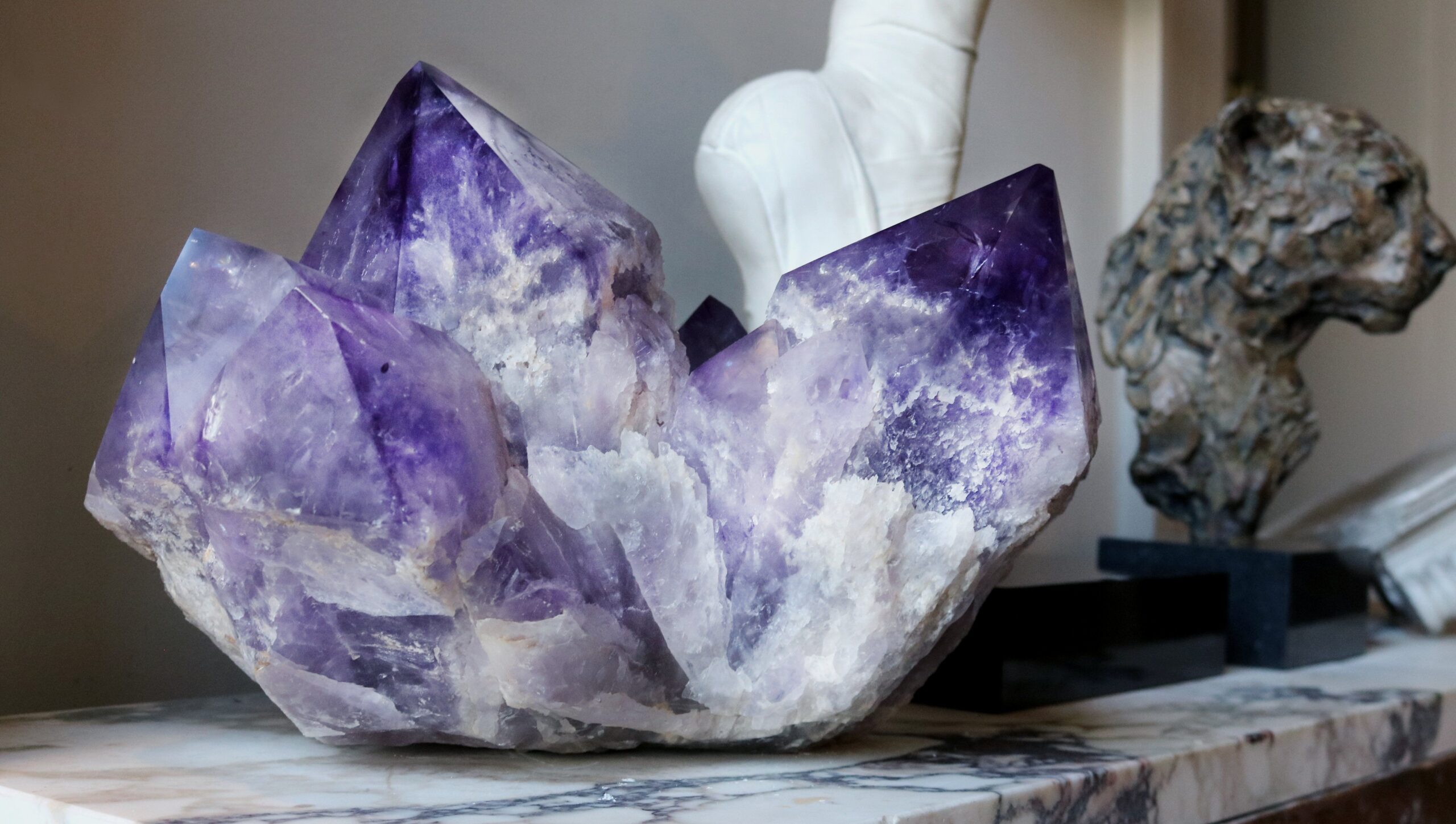 Large Amethyst Crystal in situ
