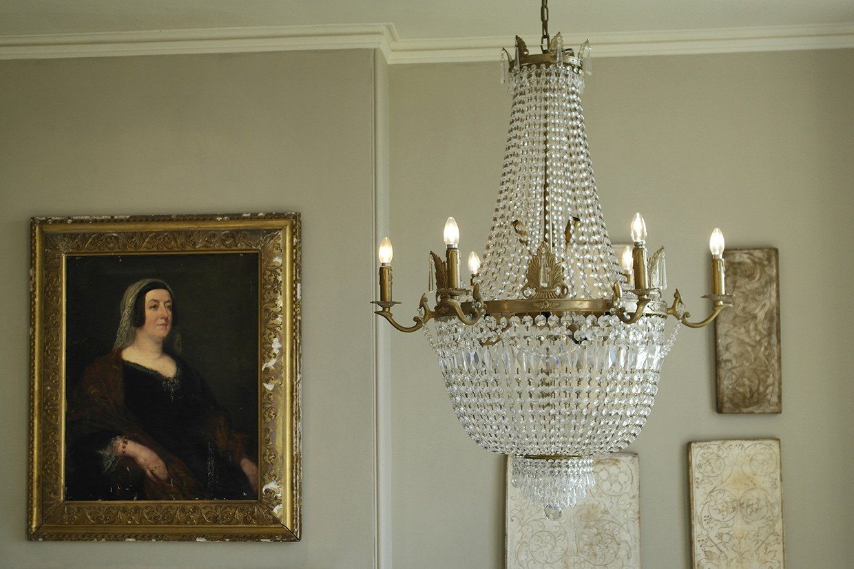 Antique Chandelier at Aynhoe Park