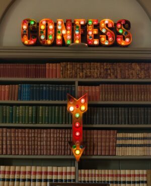 Confess sign by James Perkins Studio