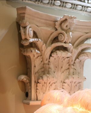 A Plaster Cast Corinthian Capital