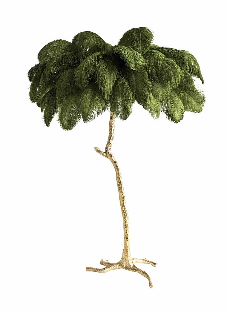 Ostrich Feather Lamp — Ivy