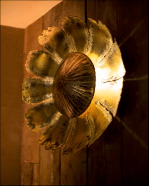 Small Aynhoe Sunflower Wall Light