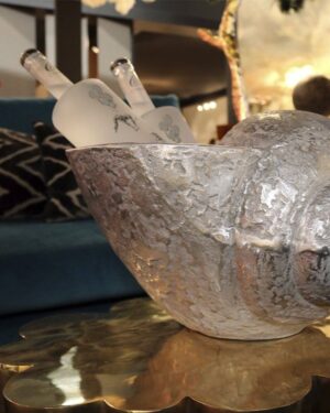 Silver Shell Ice Bucket