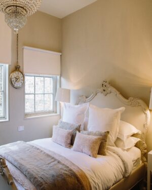 A French Style Carved Wood Double Bed